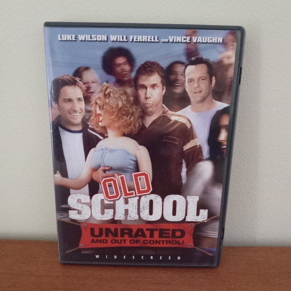 Old School 2003 Unrated DVD Luke Wilson, Will Ferrell & Vince Vaughn - Picture 1 of 3